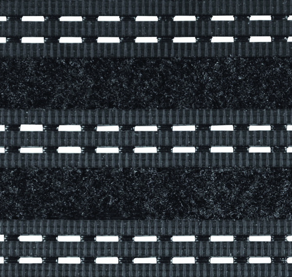 Black vinyl with Smoke 608 carpet